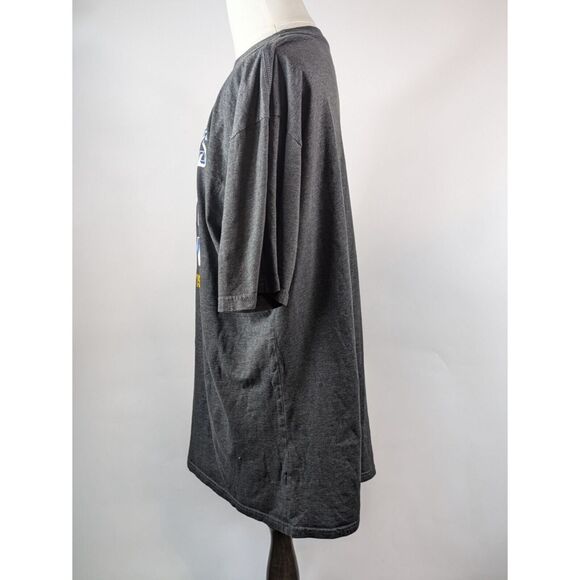 Los Angeles Rams X2L T-Shirt NFC Champions Gray Mens Sports Football Shirt Top - Picture 3 of 9